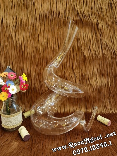 Bình Đựng Rượu Vang - Decanter Dáng Đẹp M17