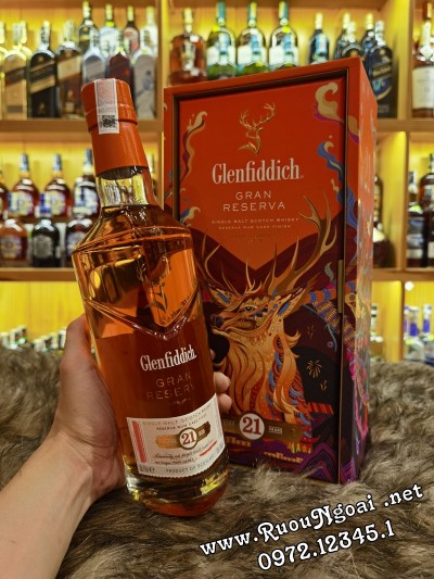 Rượu Glenfiddich 21YO Hộp Quà 2023