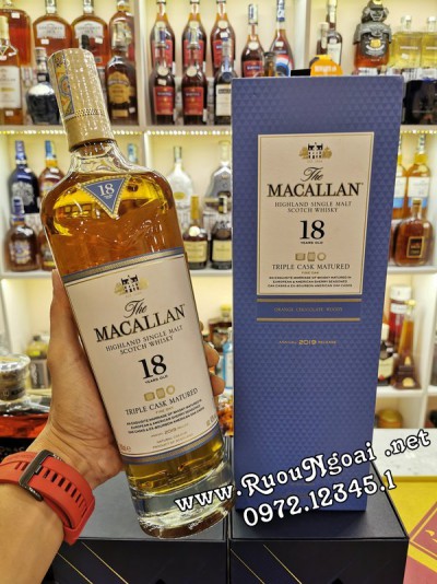 Rượu Macallan 18YO Triple Cask