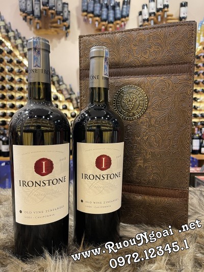 Hộp Qùa Tết Rượu Vang Mỹ Ironstone Zinfandel