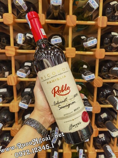 Rượu vang Argentina Roble Cabernet Sauvignon